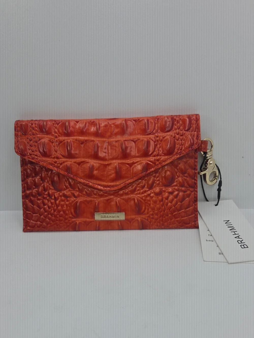 ❤️▪️Brahmin ▪️BYO bring Your Own Mask case Heat Melbourne Genuine Leather